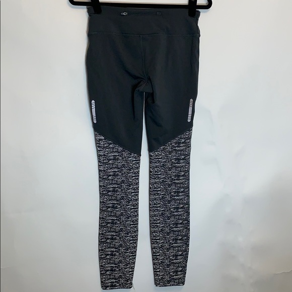 BIOVIZ gray Reflective athletic leggings - Picture 3 of 5